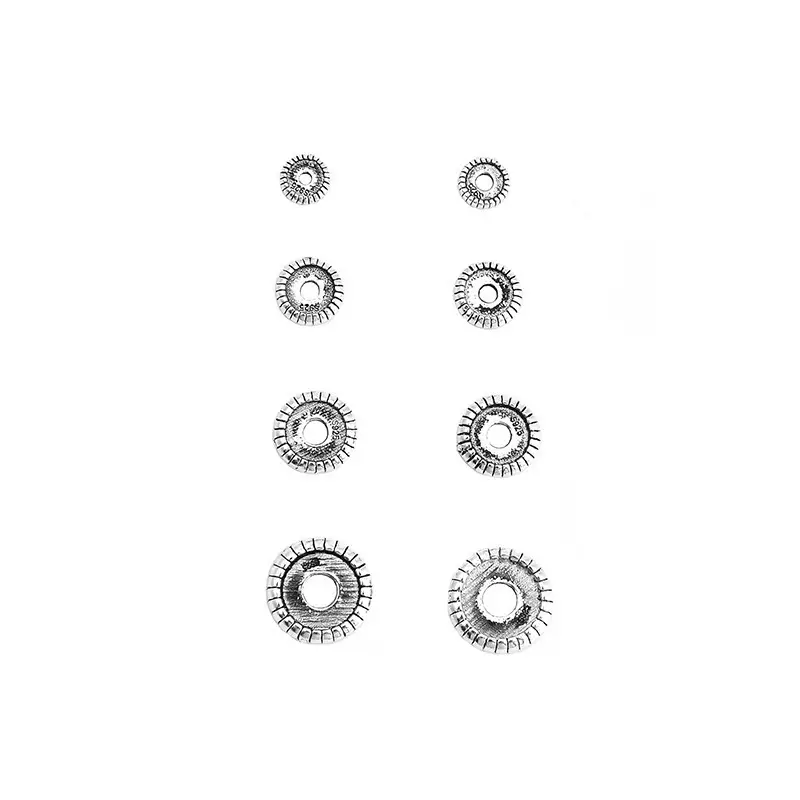 S925 Sterling Silver Straight Grain Spacer Rings - Image 9