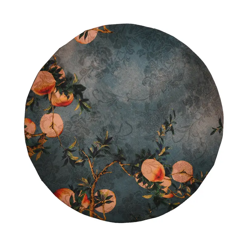 Double-Sided Zen Tea Mat with Floral Design - Image 20