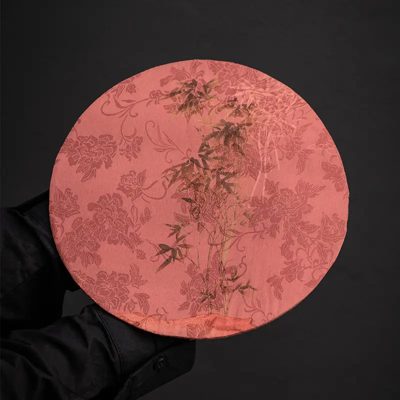 Double-Sided Zen Tea Mat with Floral Design - Image 11
