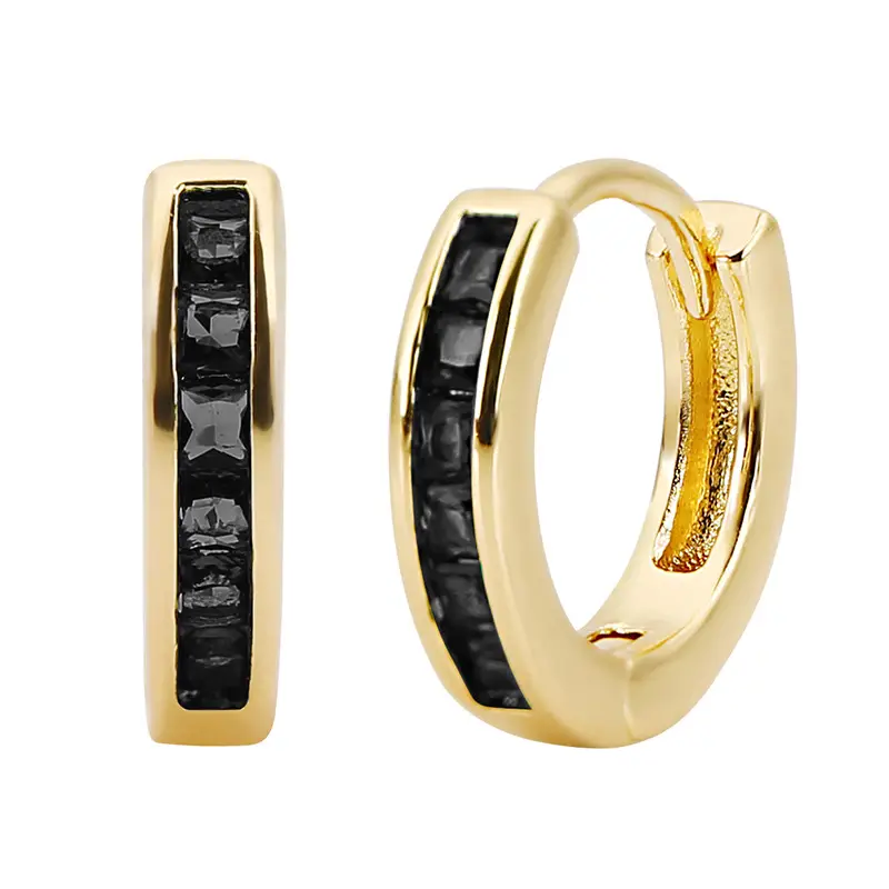 Cross-border Europe & US Micro-Inlaid Zircon Earrings — feature 7