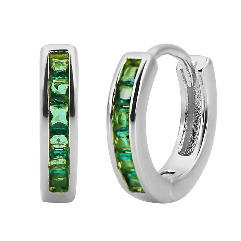 Cross-border Europe & US Micro-Inlaid Zircon Earrings - Image 12