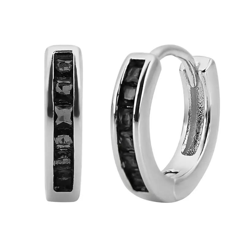 Cross-border Europe & US Micro-Inlaid Zircon Earrings - Image 9