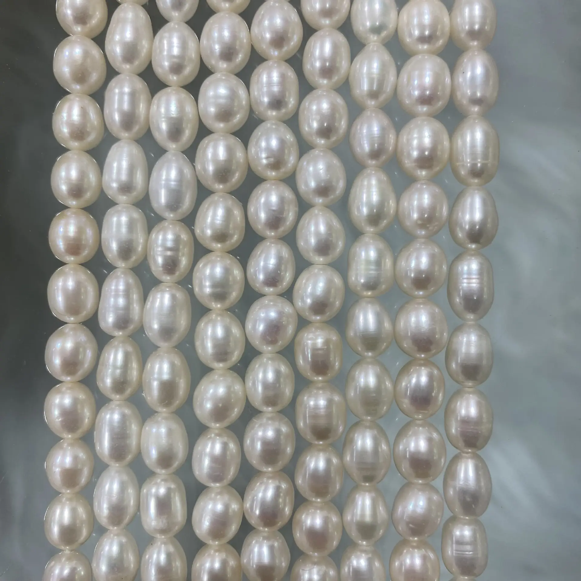 Natural Freshwater Pearl 7-8mm Strong Light Rice Beads