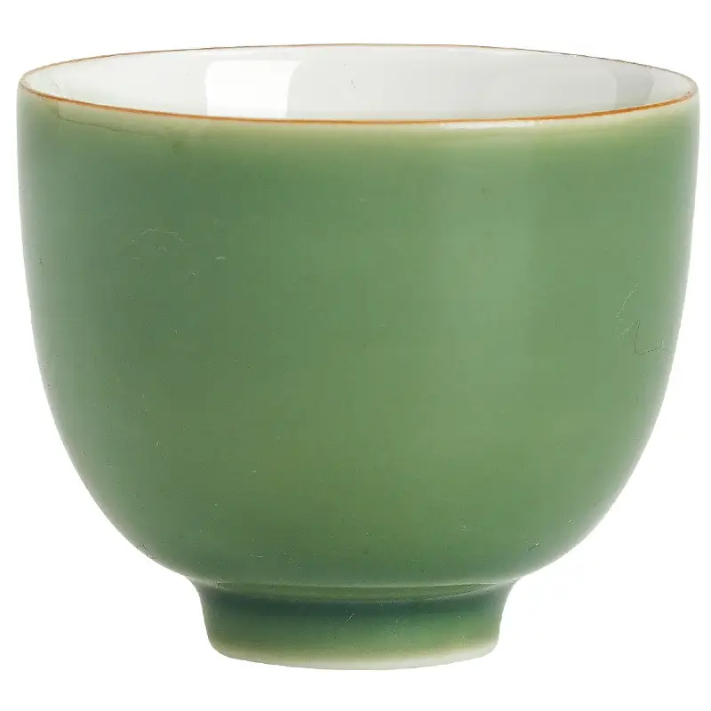 Green Glass Tea Cup Japanese Style Handmade Ceramic Kung Fu Tea Set - Image 10