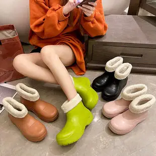 New cotton slippers women's home cartoon cute rabbit shoes non-slip warm home moon shoes detachable thick-soled cotton — feature 19