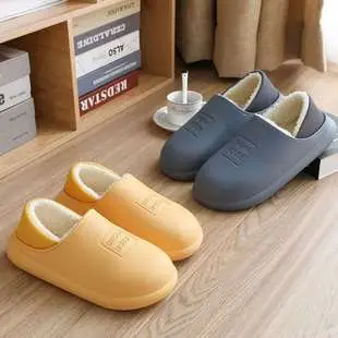 New cotton slippers women's home cartoon cute rabbit shoes non-slip warm home moon shoes detachable thick-soled cotton — feature 21
