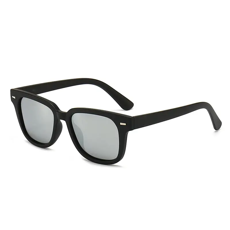 Polarized Sunglasses Black Blue Mirror for Men Women Travel Driving
