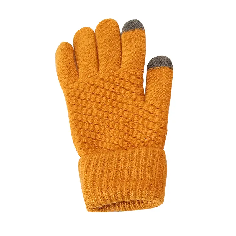 Winter Touch Screen Gloves Women Black Velvet Warm - Image 9
