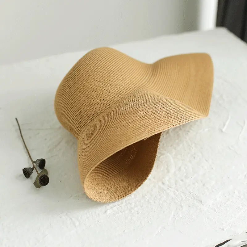 Straw Big Bristle Sun Hat for Women Travel Beach