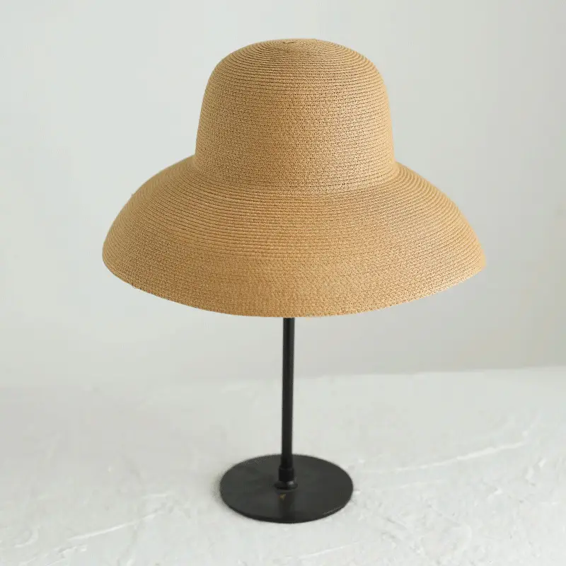 Straw Big Bristle Sun Hat for Women Travel Beach