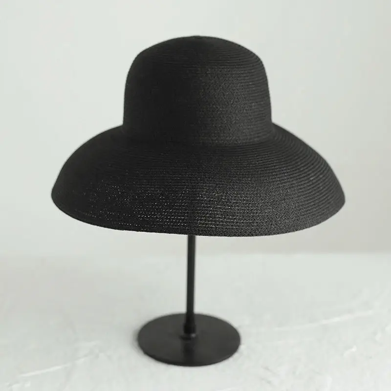 Straw Big Bristle Sun Hat for Women Travel Beach