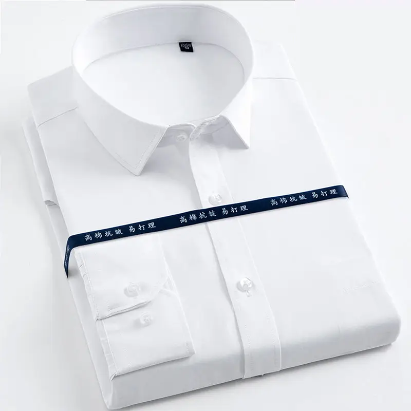 Men's Long Sleeve Cotton-Free Executive Shirt Black