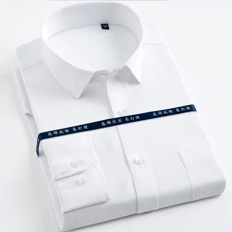 White Long Sleeve Pocket