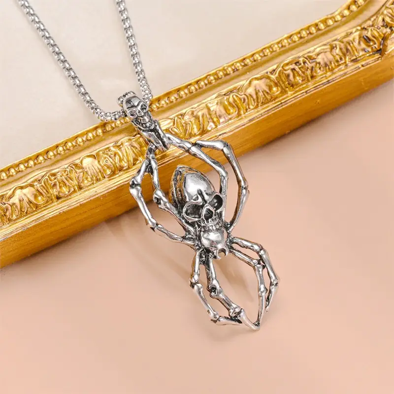Titanium Steel Wolf Tooth Necklace for Men — feature 18