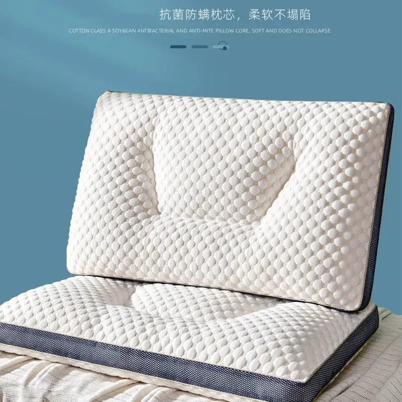 Super Soft Water Cube Pillow for Adult Sleep Neck Support - Image 3