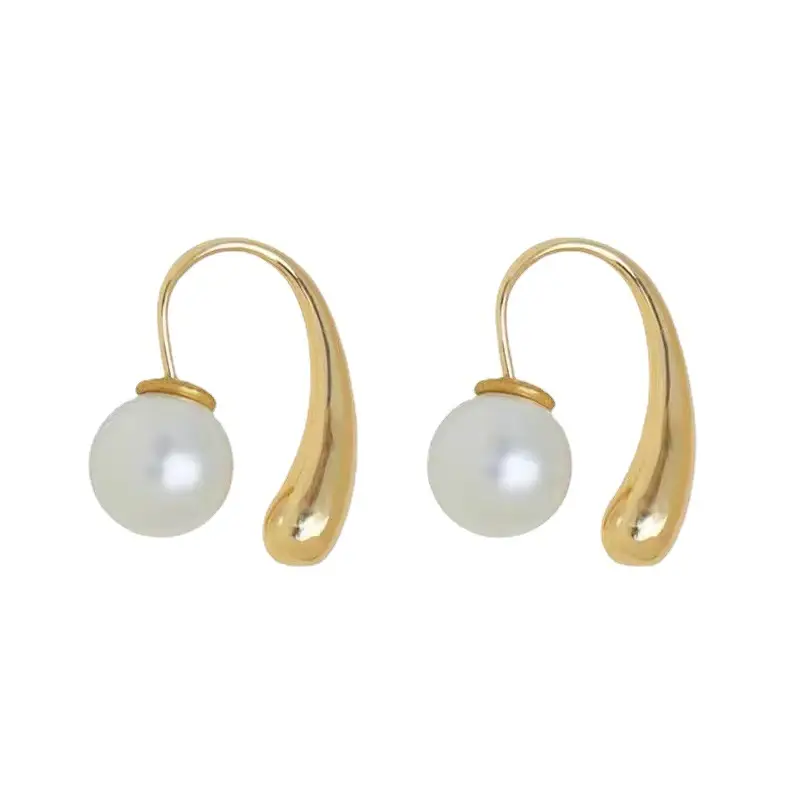 Simple Pearl Earrings Women Korean Style Elegant Two Wear - Image 5