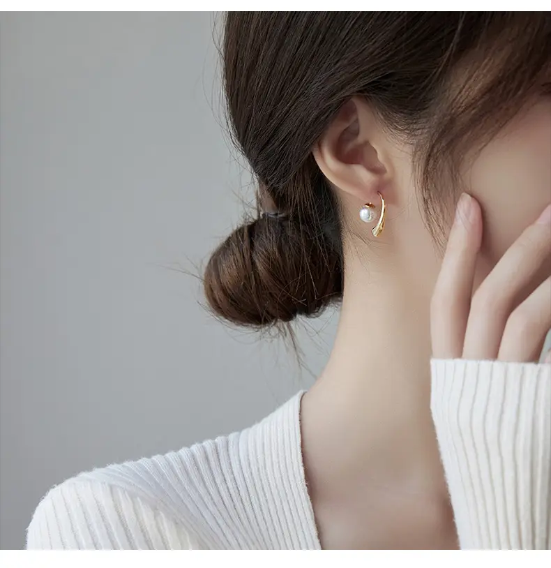 Simple Pearl Earrings Women Korean Style Elegant Two Wear — feature 3