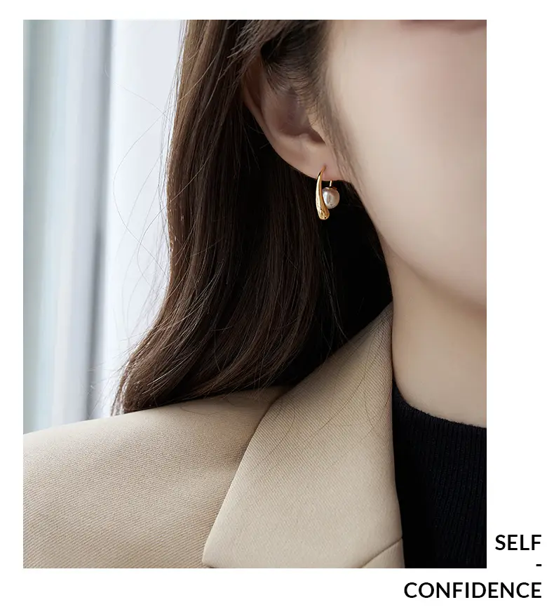 Simple Pearl Earrings Women Korean Style Elegant Two Wear — feature 4