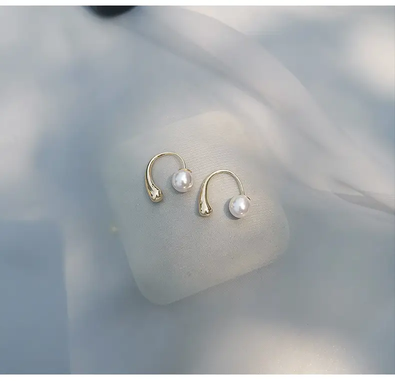 Simple Pearl Earrings Women Korean Style Elegant Two Wear — feature 7