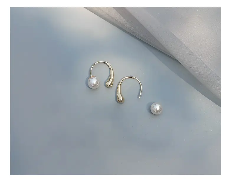 Simple Pearl Earrings Women Korean Style Elegant Two Wear — feature 8