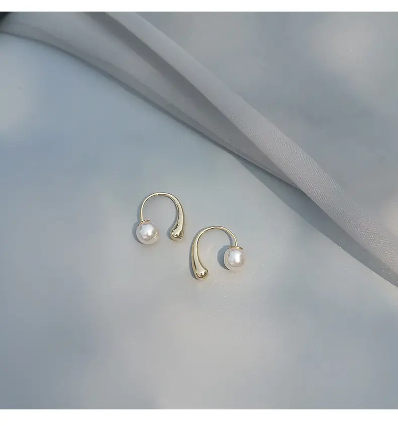 Simple Pearl Earrings Women Korean Style Elegant Two Wear — feature 9