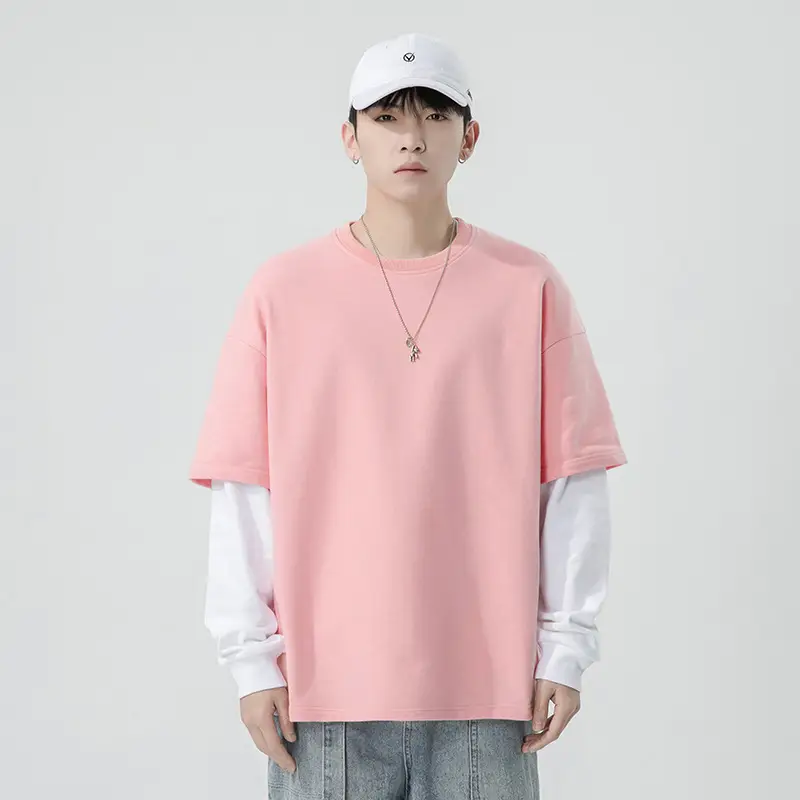 Factory Wholesale Blue Round Neck Sweater for Men - Image 5