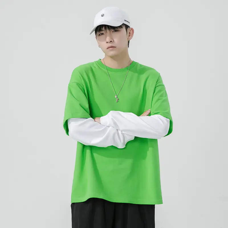 Factory Wholesale Blue Round Neck Sweater for Men - Image 7