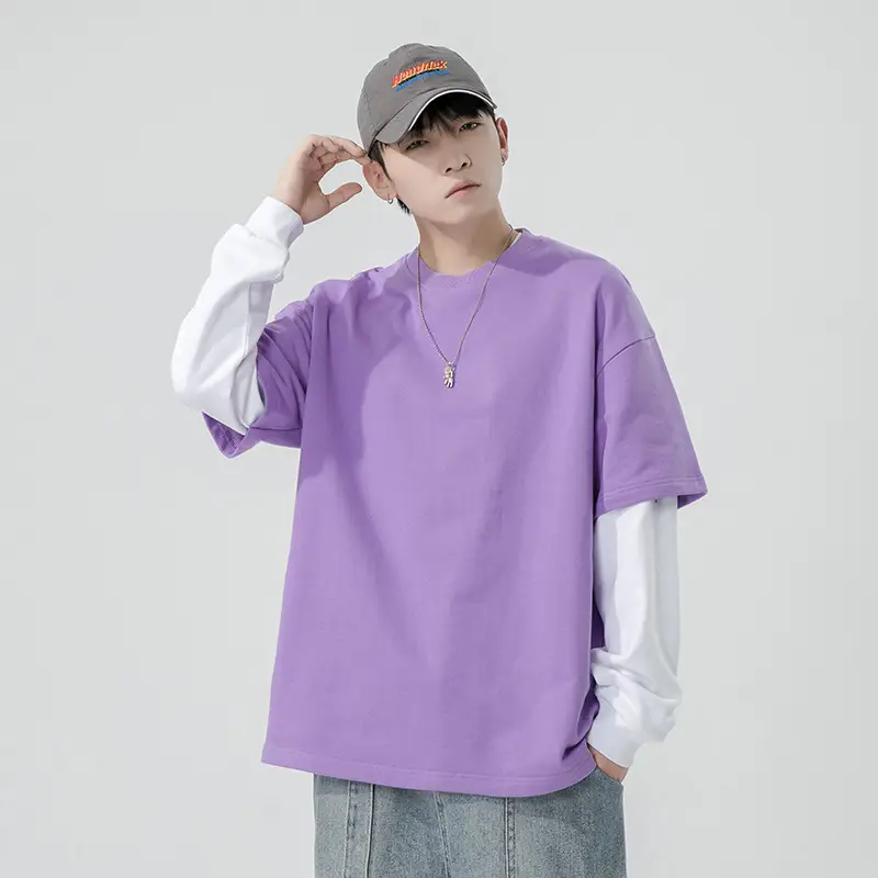 Factory Wholesale Blue Round Neck Sweater for Men - Image 8
