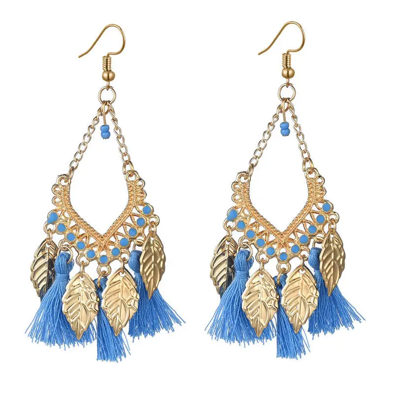 Cross-border Ethnic Tassel Ear Hooks for Women - Image 13