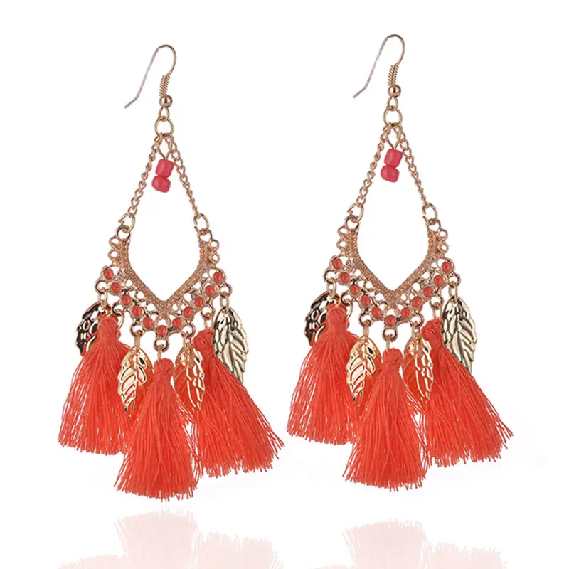 Cross-border Ethnic Tassel Ear Hooks for Women - Image 7
