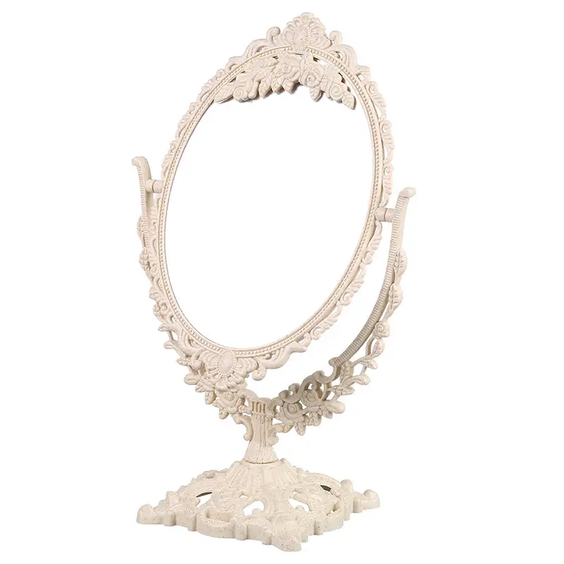 Elegant White Makeup Mirror for Girls and Students - Image 6