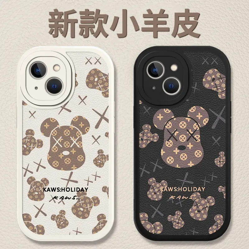 New Style Silicone Bear Phone Case Black with Drop Protection - Image 9