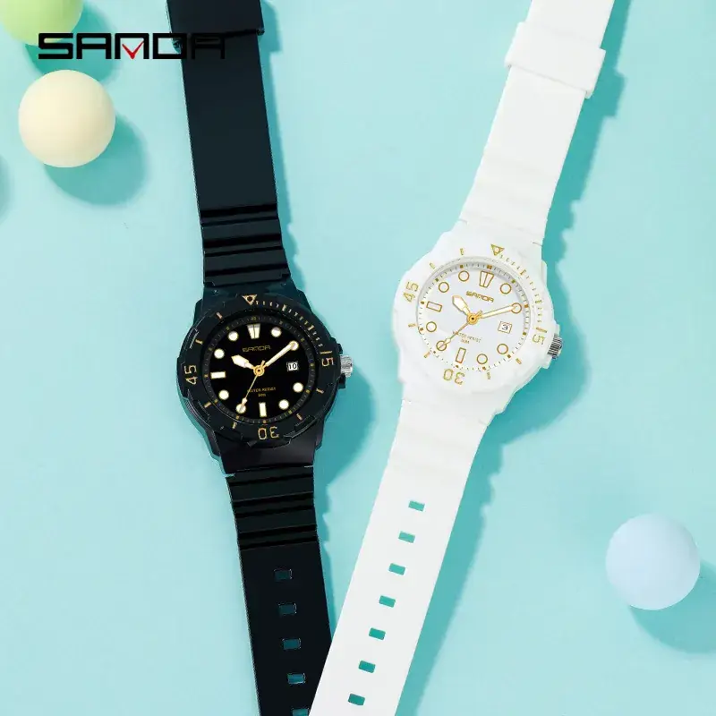 Sanda Purple Sports Watch for Women Waterproof - Image 15