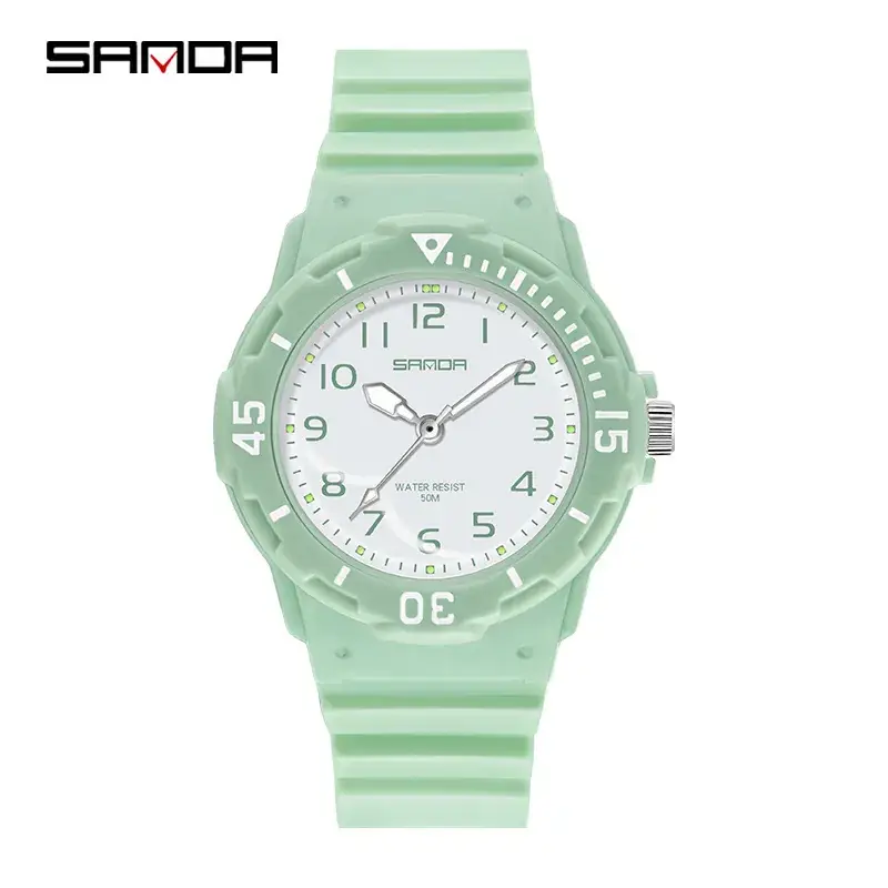 Sanda Purple Sports Watch for Women Waterproof - Image 2