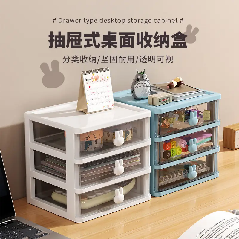 White 3-Tier Mini Storage Box 16cm - Image 15