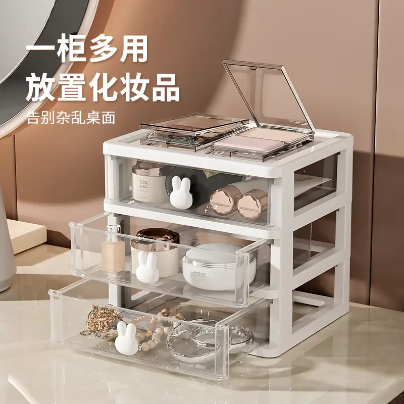 White 3-Tier Mini Storage Box 16cm - Image 16