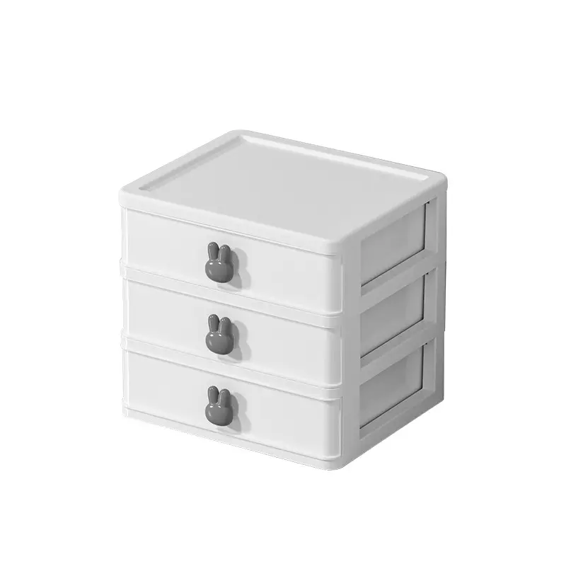 White 3-Tier Mini Storage Box 16cm - Image 17