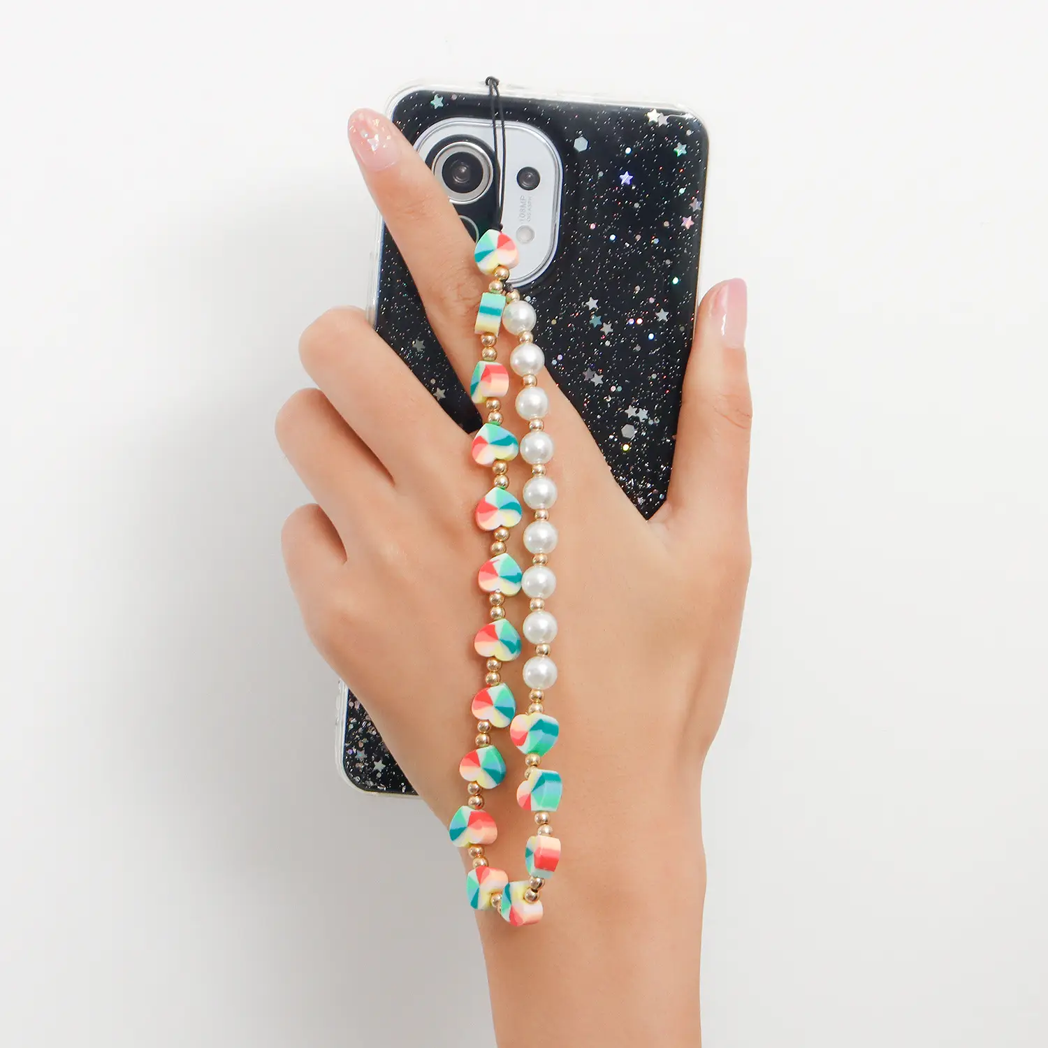 Ins Trendy Mobile Phone Chain Beaded Hanging Pendant