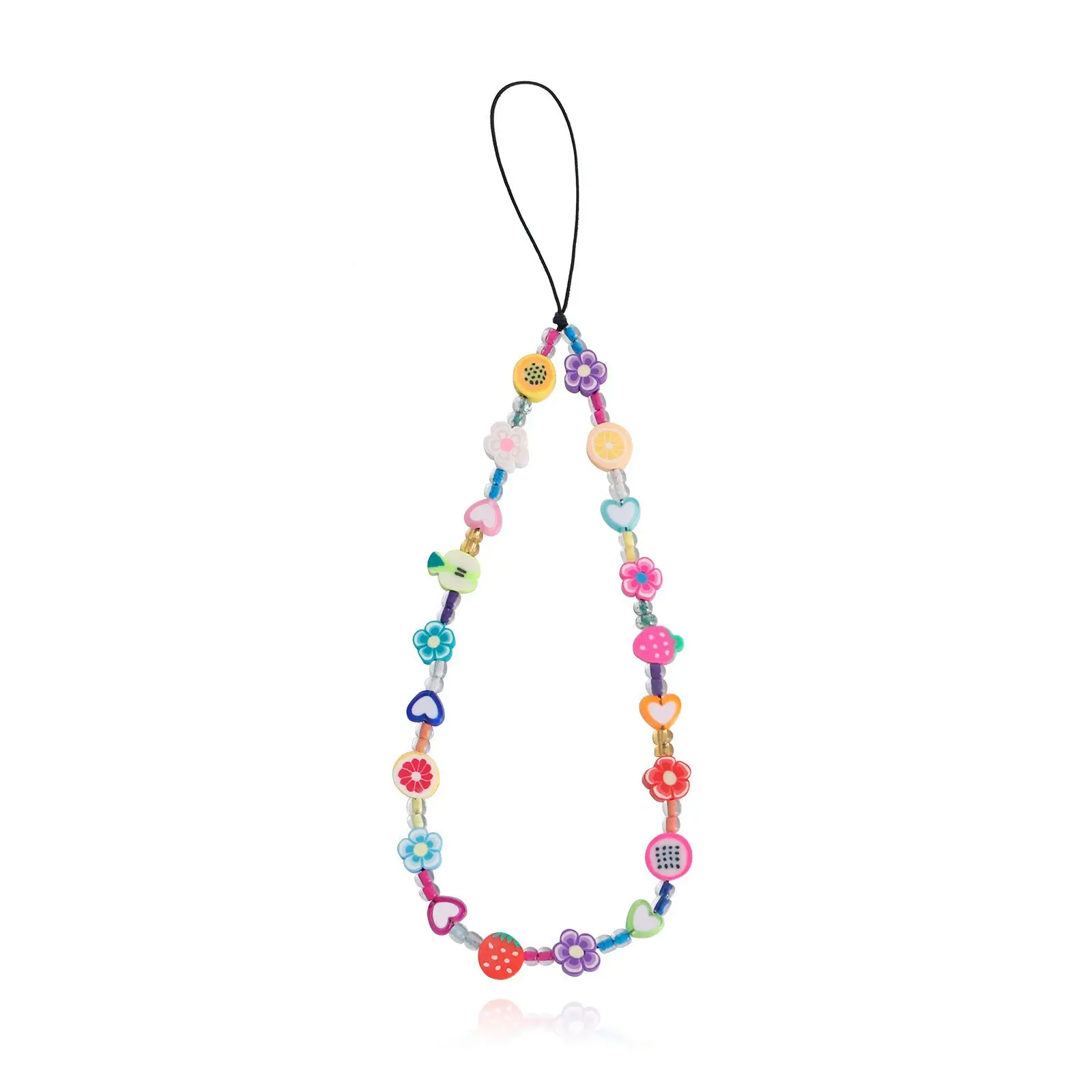 Ins Trendy Mobile Phone Chain Beaded Hanging Pendant