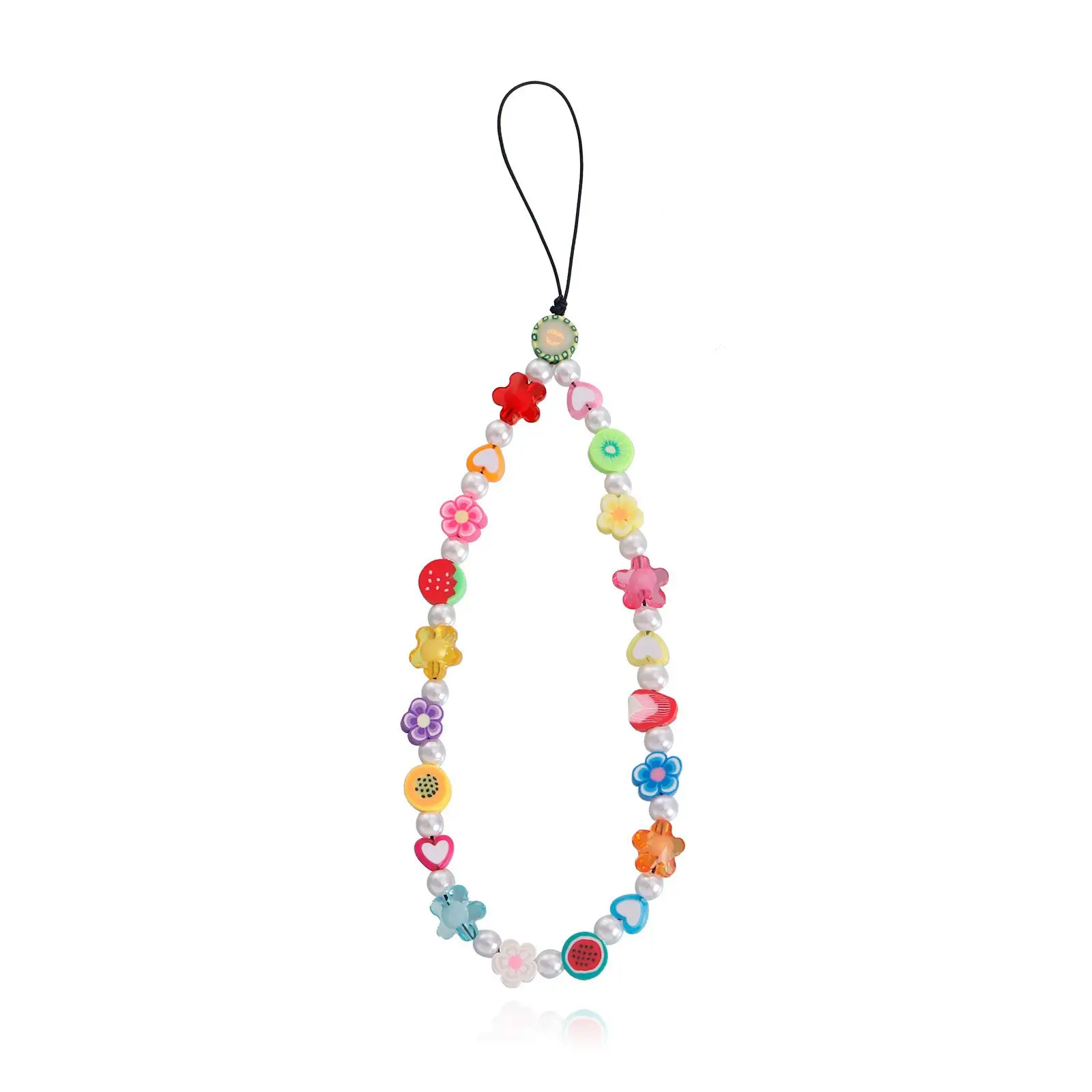 Ins Trendy Mobile Phone Chain Beaded Hanging Pendant