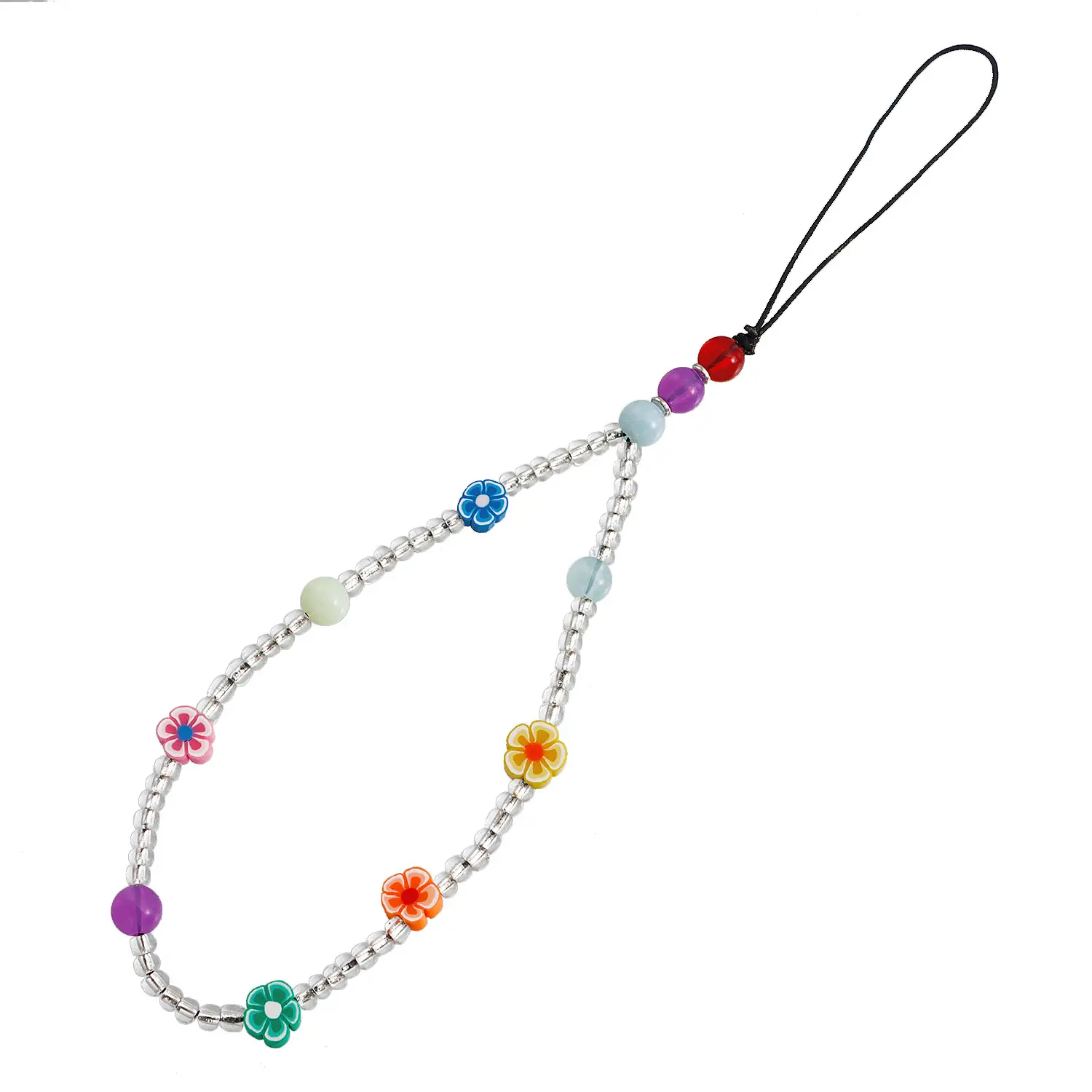 Ins Trendy Mobile Phone Chain Beaded Hanging Pendant