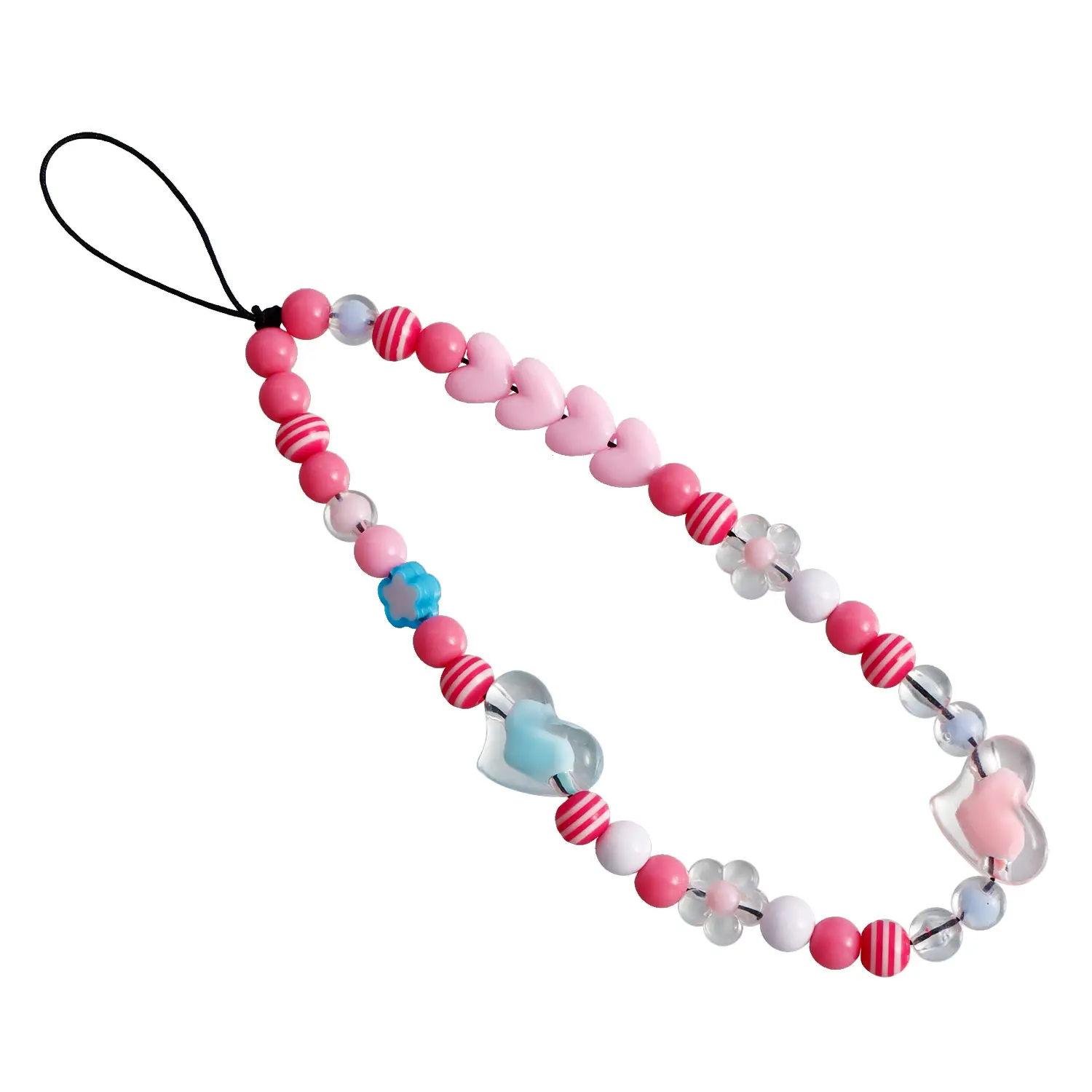 Ins Trendy Mobile Phone Chain Beaded Hanging Pendant
