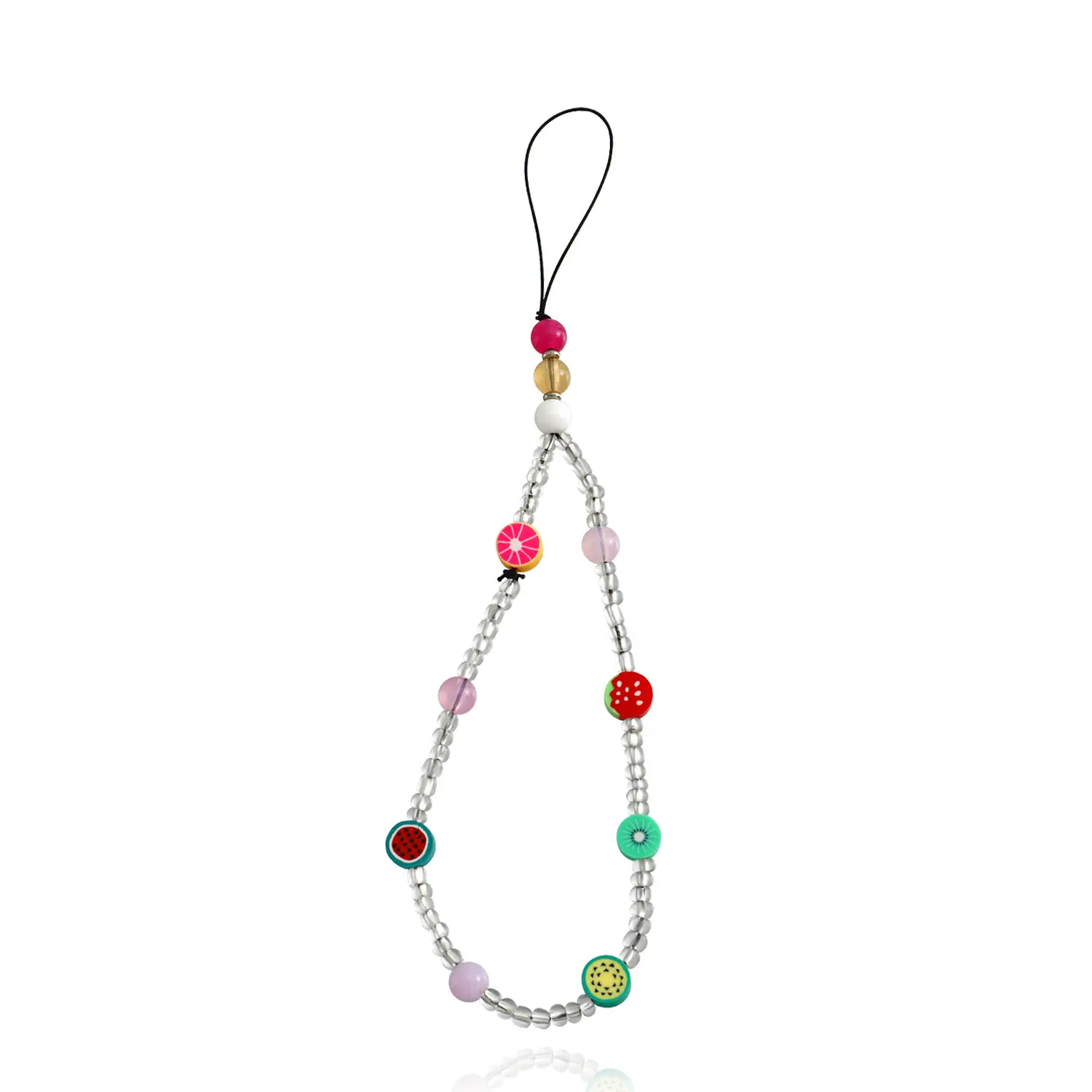 Ins Trendy Mobile Phone Chain Beaded Hanging Pendant