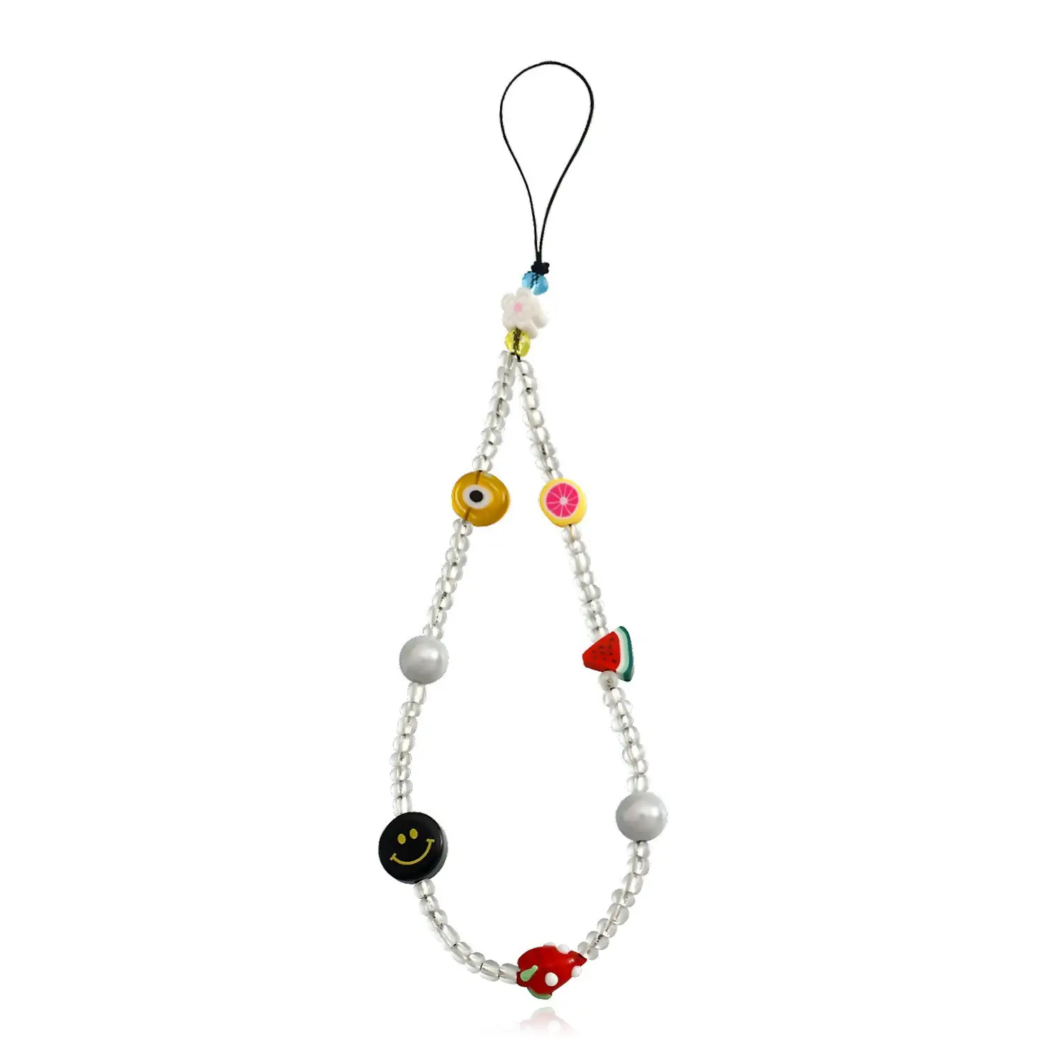 Ins Trendy Mobile Phone Chain Beaded Hanging Pendant
