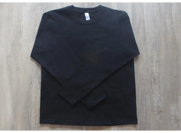 Men White Cotton T-Shirt 270g Round Neck - Image 2