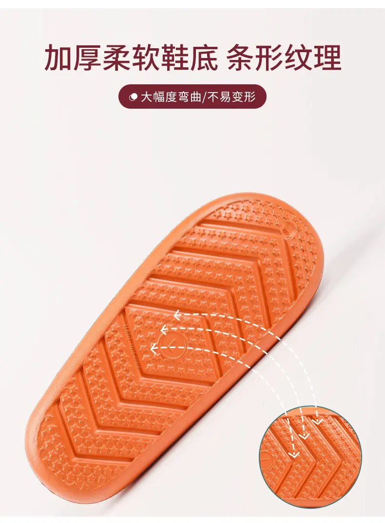 Thick-Soled Autumn and Winter Cotton Slippers with Heel, Non-Slip Cotton Shoes for Indoor and Outdoor Use, Waterproof, Couple's Home Slippers, Fleece-Lined, Casual Home Wear — feature 7