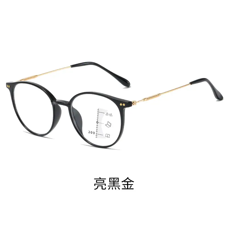 TR90 Cold Tea Progressive Multifocal Glasses for Men Women