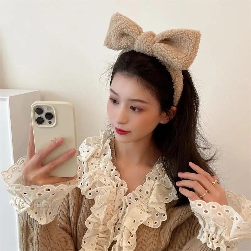 Vintage Bow Hairpin for Women Autumn Winter Face Wash — feature 44