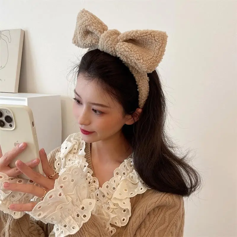Vintage Bow Hairpin for Women Autumn Winter Face Wash — feature 46