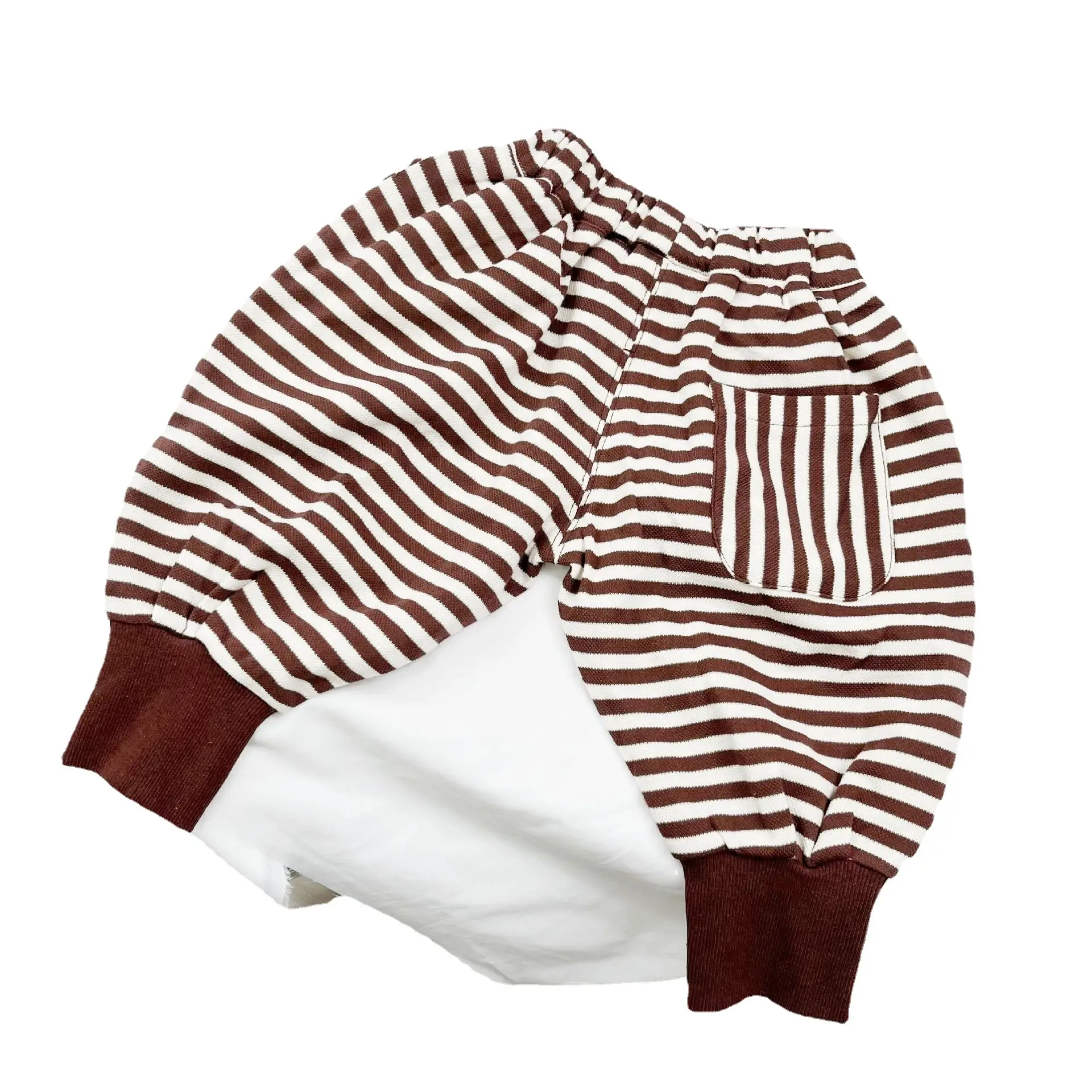 Children Korean Striped Jogger Pants 2022 Autumn Spring Unisex - Image 5